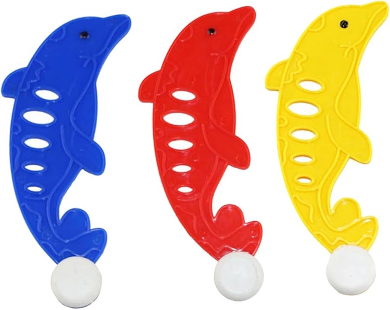 Blue Dolphin Shape Pool Diving Toys For Kids Swimming Pool Learning Fun - Image 1